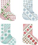 Crazy Stocking Ornaments (image for) Crazy Stocking Ornaments